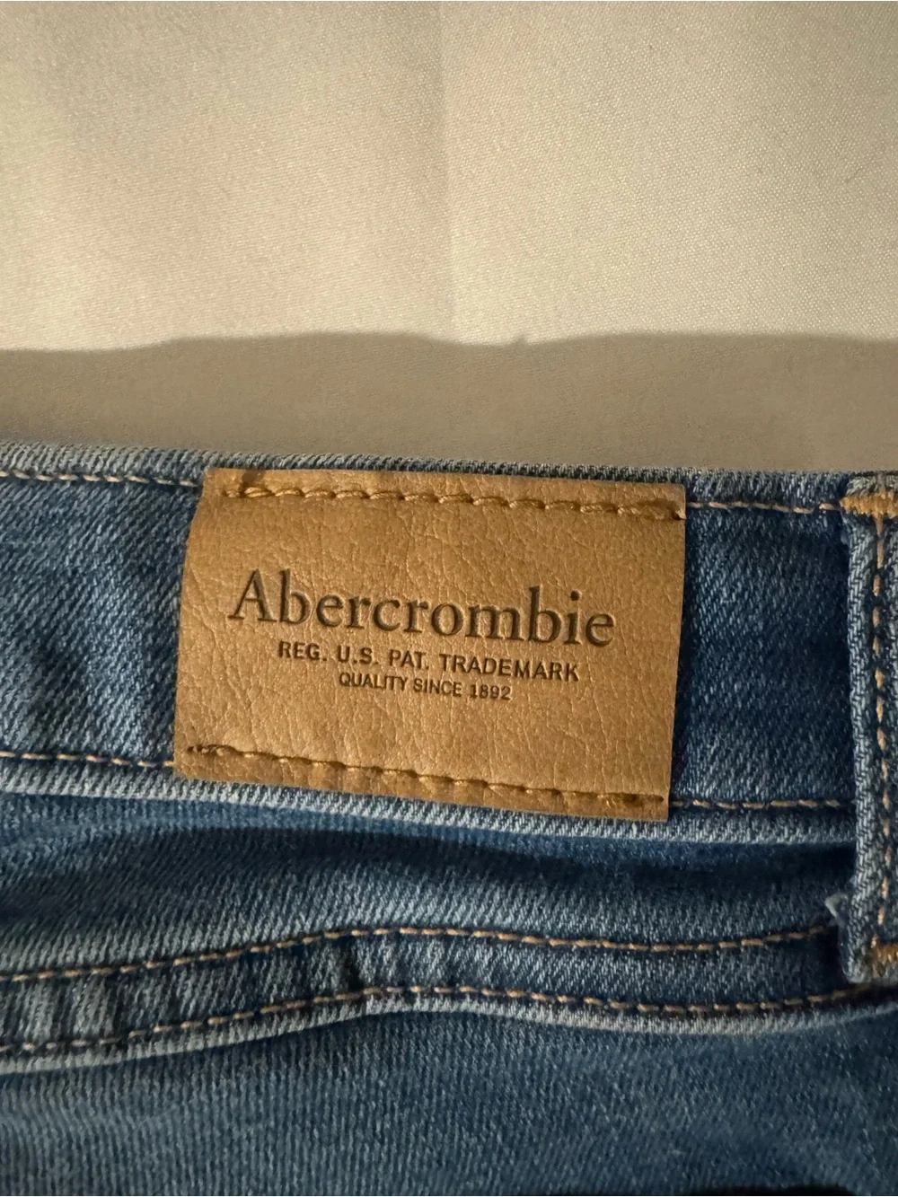 abercrombie kids medium blue flared jeans